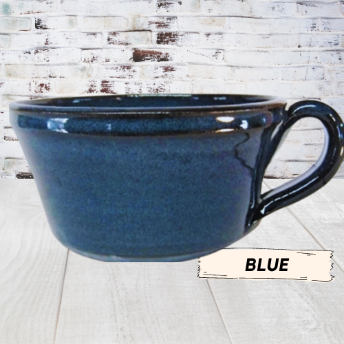 Personalized Large Ceramic Bowl for Ice Cream or Chili With Handle, Personalized  Ice Cream Bowl, Large Chili Bowl 