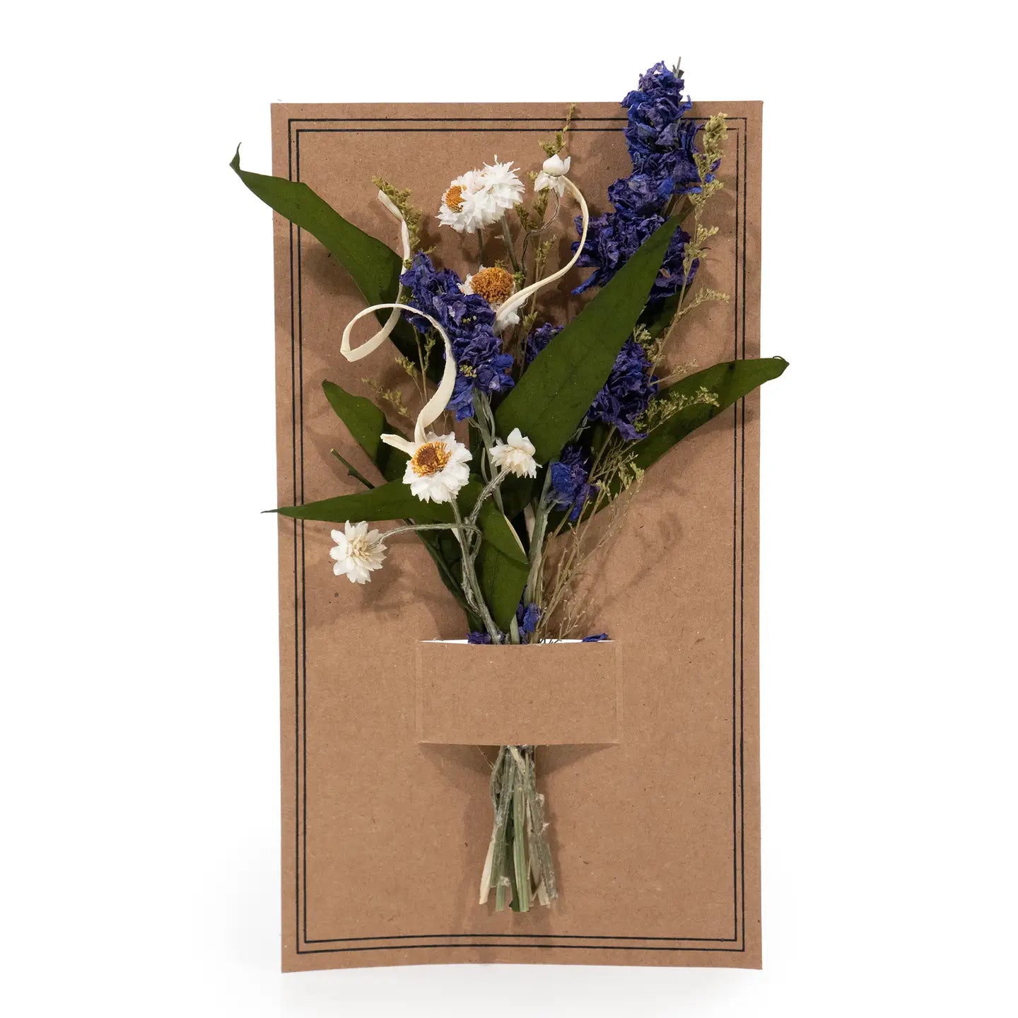 Bouquet of dried flower. Real flowers 8" long. Favors and decor. Great for small vases