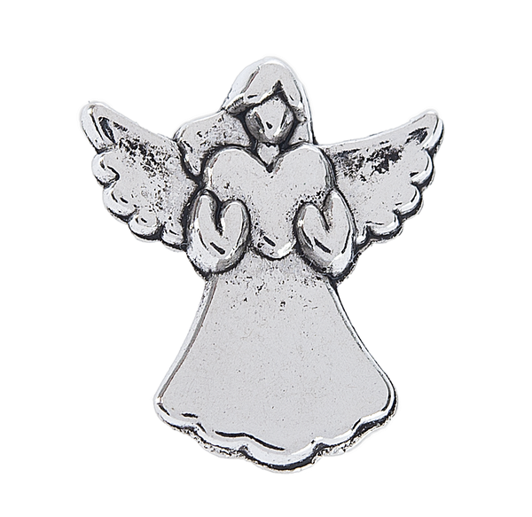 Angel in my heart. trinket box heart shaped. Hinged with tiny angel inside comes with card.