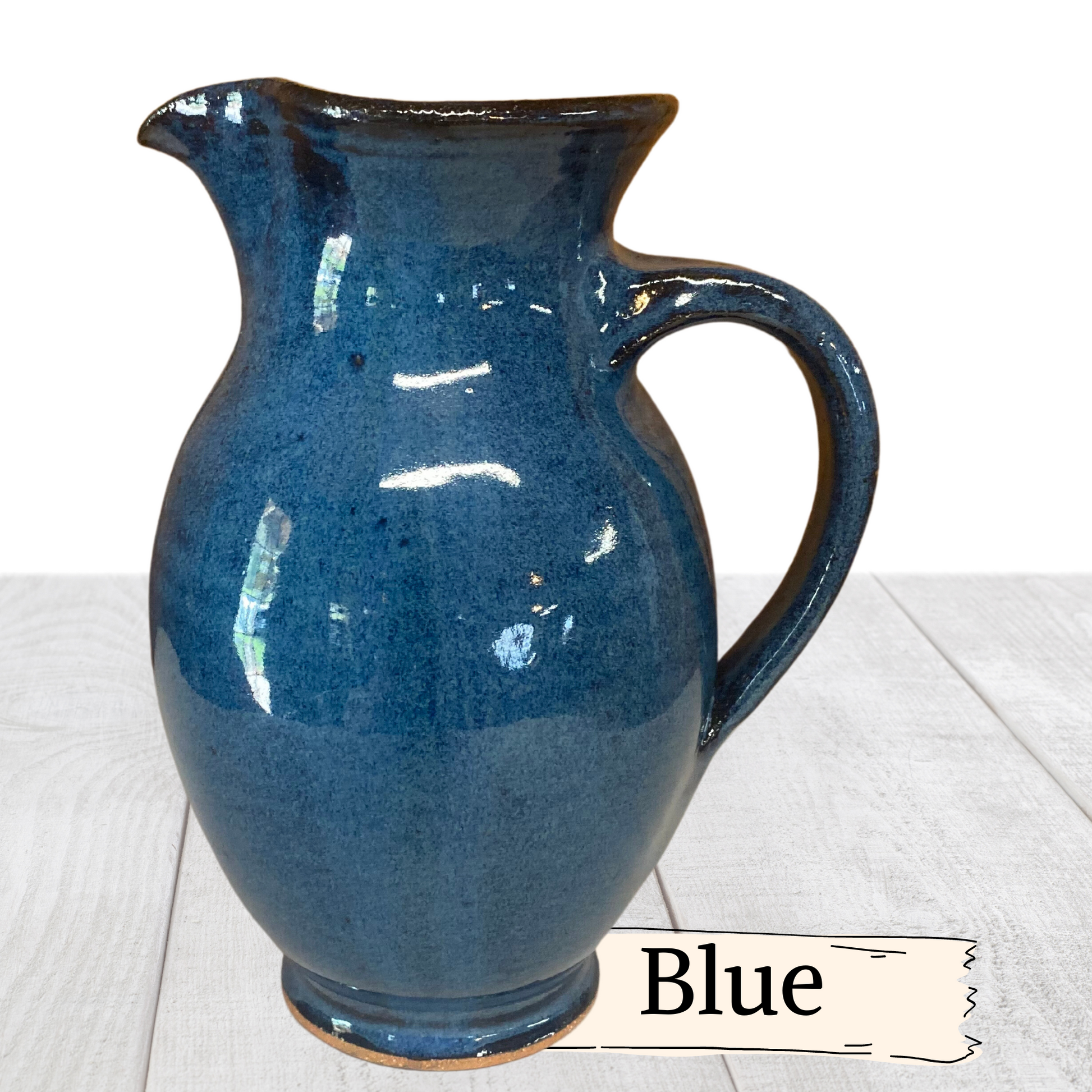 Water or Ice Tea Pitcher large handmade pottery for coffee steep