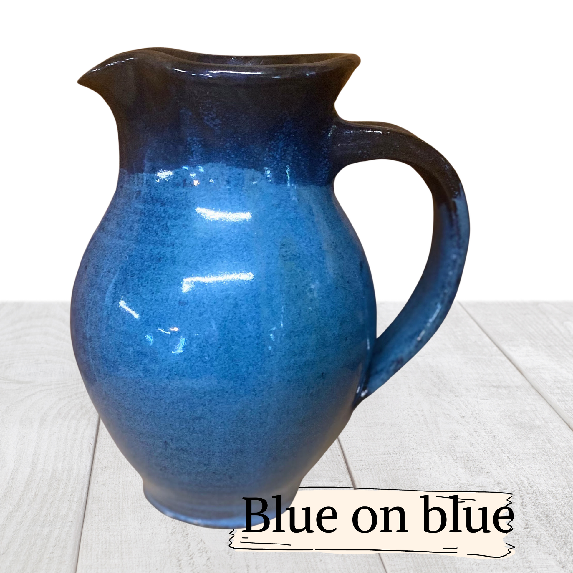 Water or Ice Tea Pitcher large handmade pottery for coffee steep